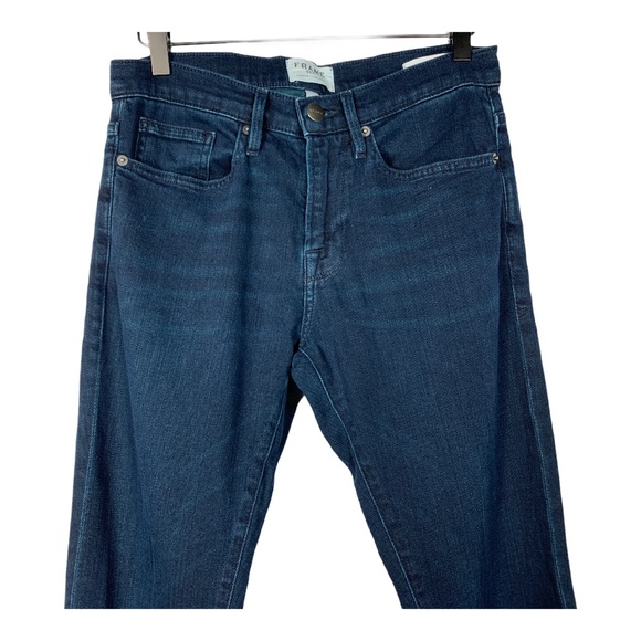 Frame Denim Men's L'Homme Slim Straight Blue Jeans in Placid Wash 29 X 29 - Picture 2 of 11